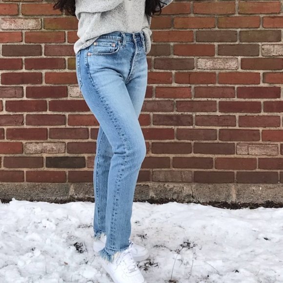 LEVI’S 501 Skinny NWT | sz. 28 | Blue Mark Medium - Picture 9 of 13